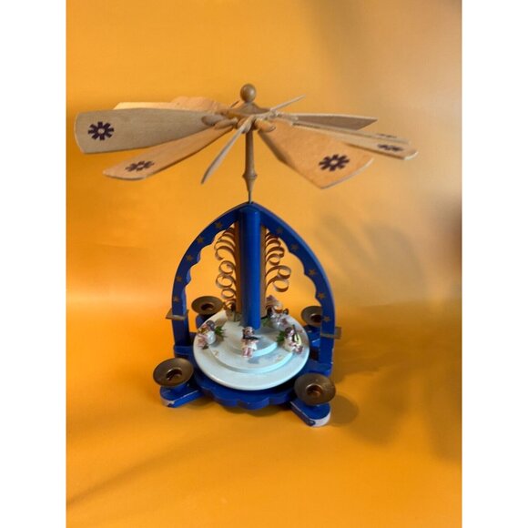 Vintage Richard Glasser Angel Musician Orchestra 1605 Pyramid 2 missing angels - Picture 2 of 14